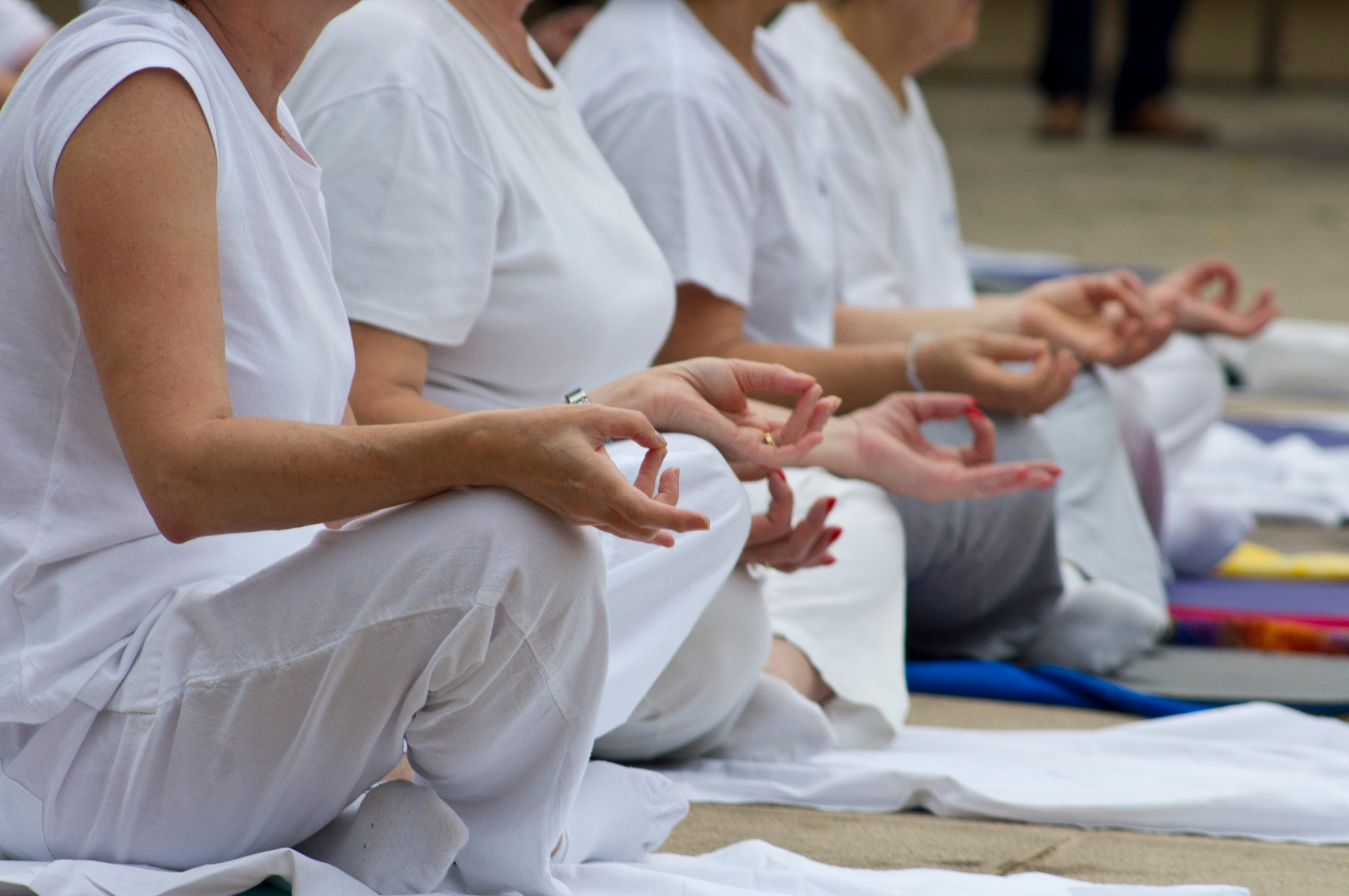 group yoga class